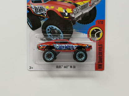 Hot Wheels HW Daredevils Oldsmobile 442 W-30 1:64 Diecast Red