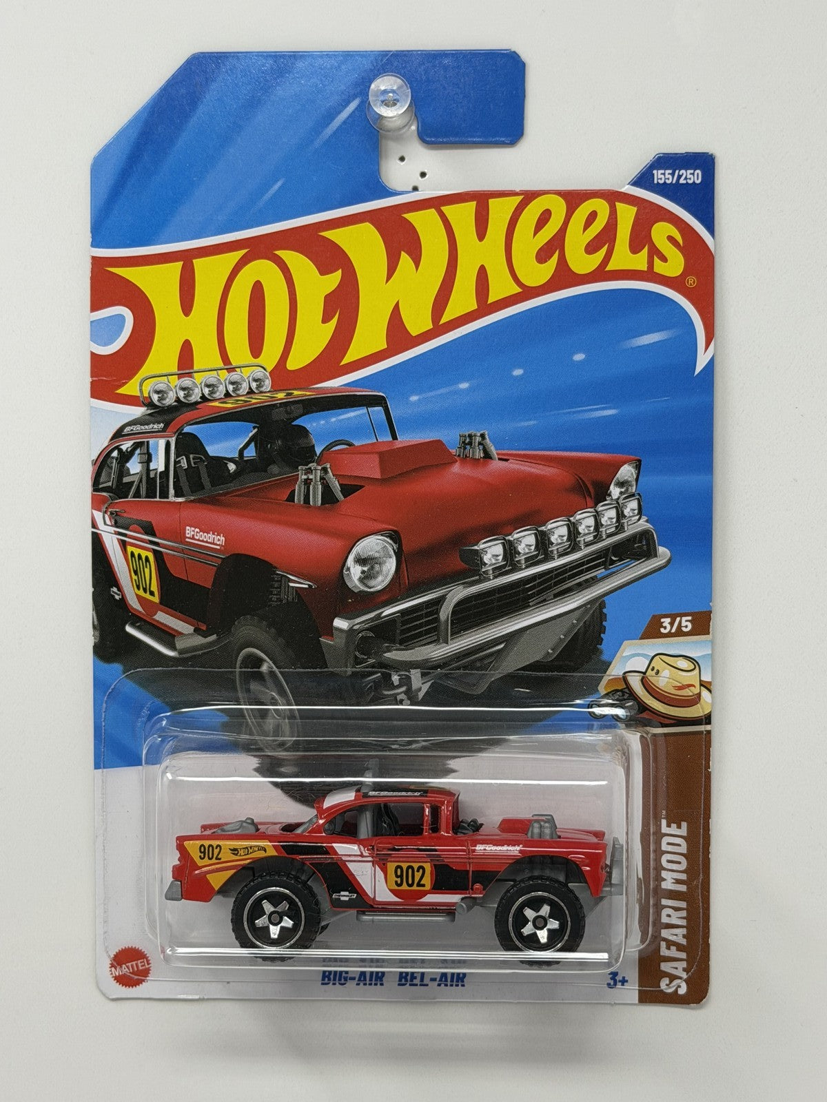 Hot Wheels Safari Mode Big-Air Bel-Air Red 1:64 Diecast
