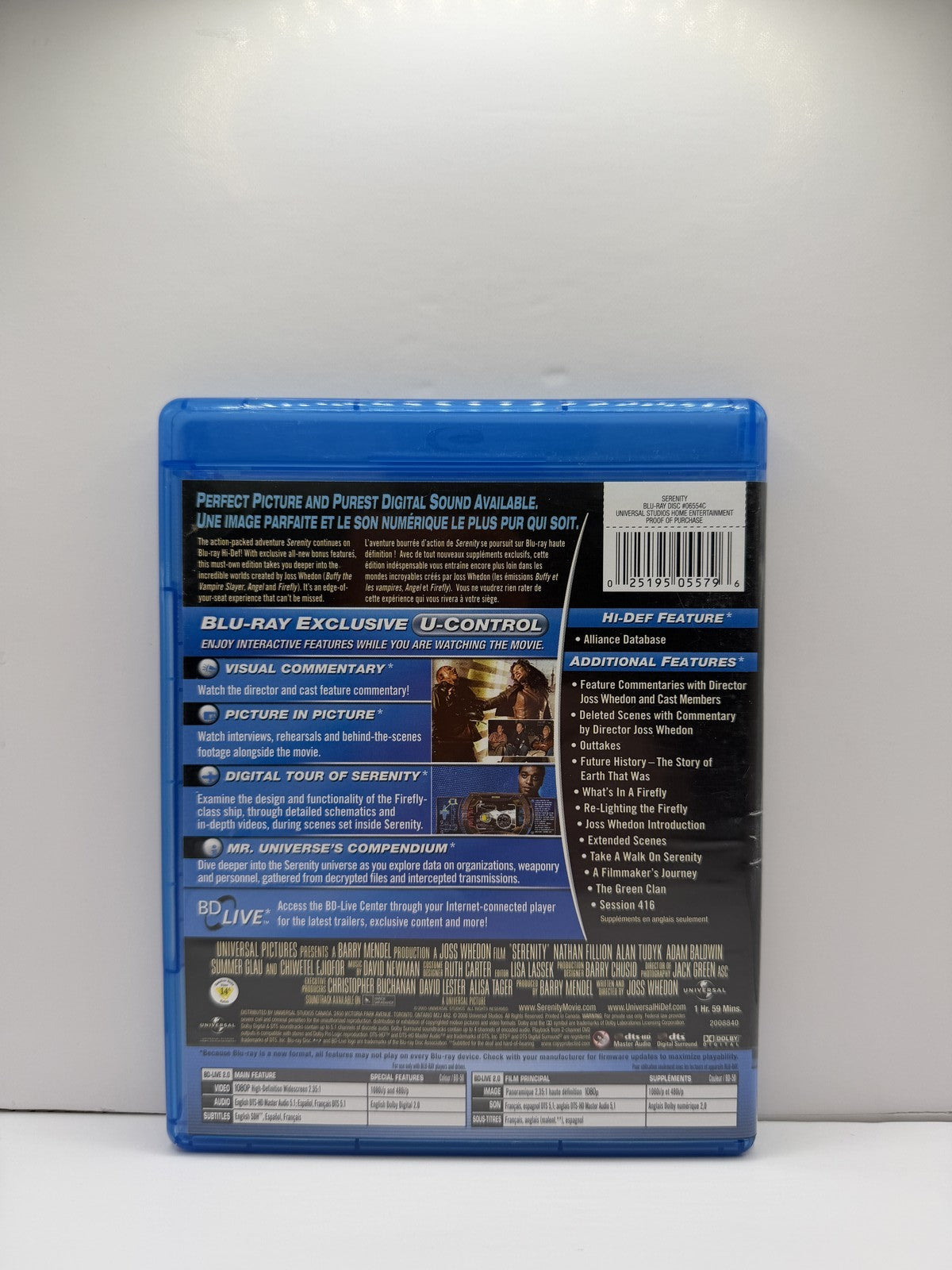 Serenity (Blu-ray) Nathan Fillion Joss Whedon Sci-Fi Action