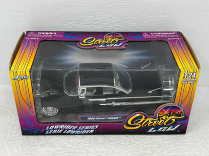 Jada Street Low 1960 Chevy Impala Coupe Lowrider Series 1:24 Diecast Color Black
