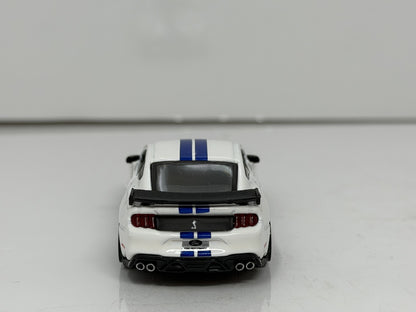 Bburago 2020 Ford Mustang Shelby GT500 White 1:64 Diecast