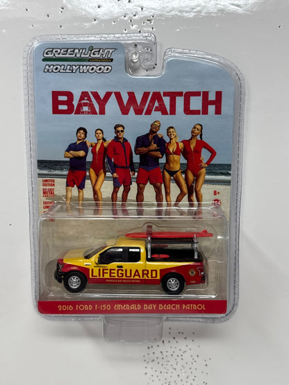 Greenlight Hollywood Baywatch Ford F-150 Emerald Bay Beach Patrol 1:64 Diecast