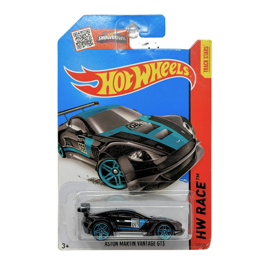 Hot Wheels Race Aston Martin Vantage GT3 1:64 Diecast Black