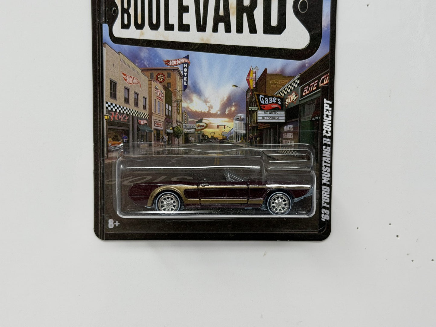 Hot Wheels Boulevard 1963 Ford Mustang II Concept 1:64 Diecast Real Riders