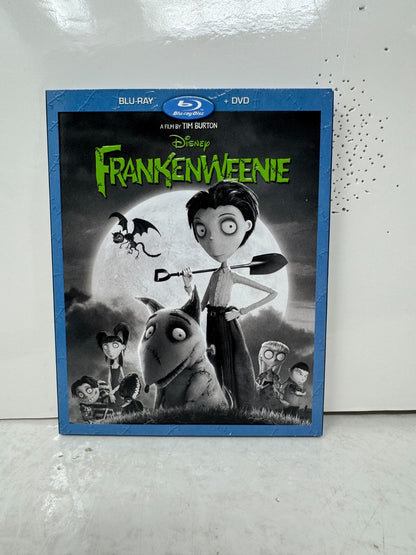 Frankenweenie (Blu-ray) Disney Tim Burton Animated Family Movie