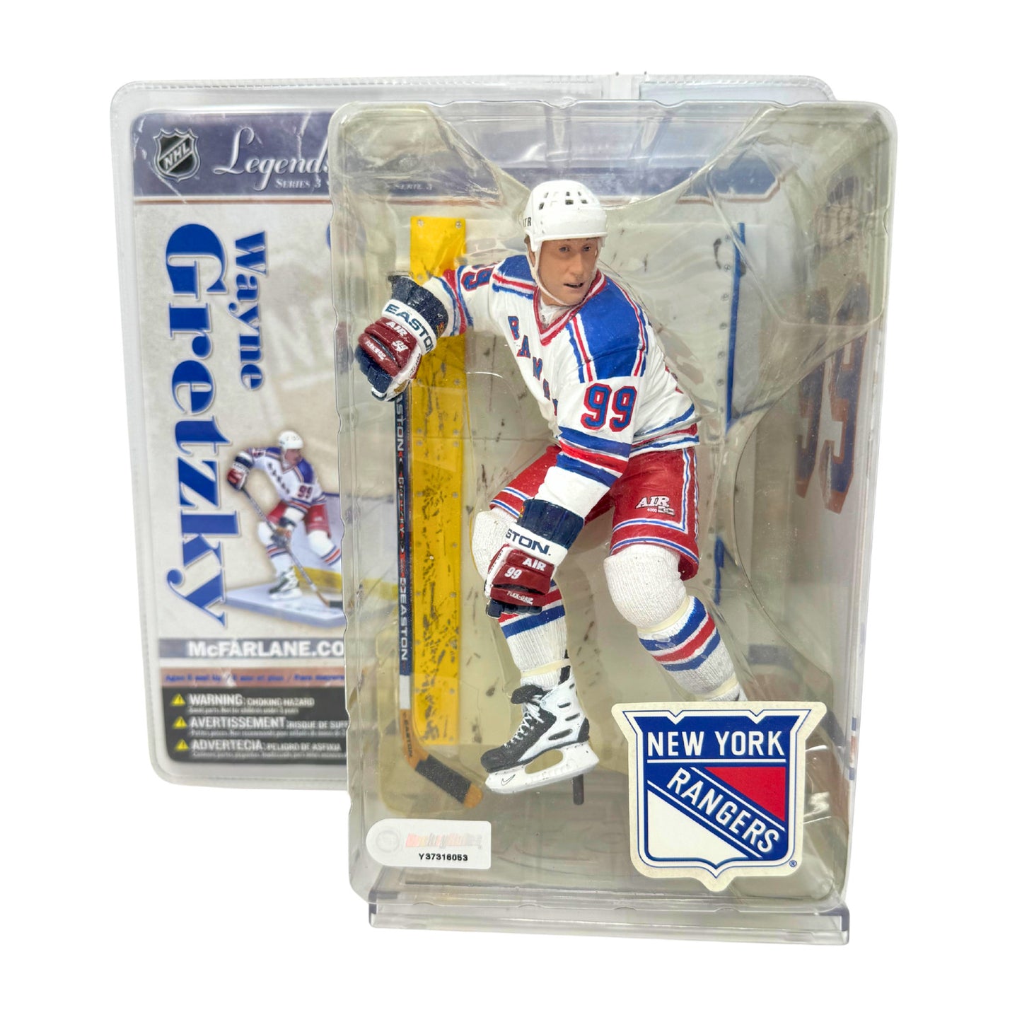 McFarlane NHL Wayne Gretzky New York Rangers Legends Series 3 Figure