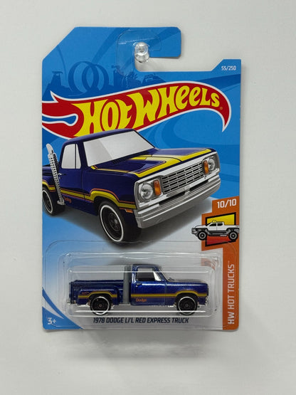 Hot Wheels Hot Trucks 1978 Dodge Li’l Red Express Truck 1:64 Diecast V3