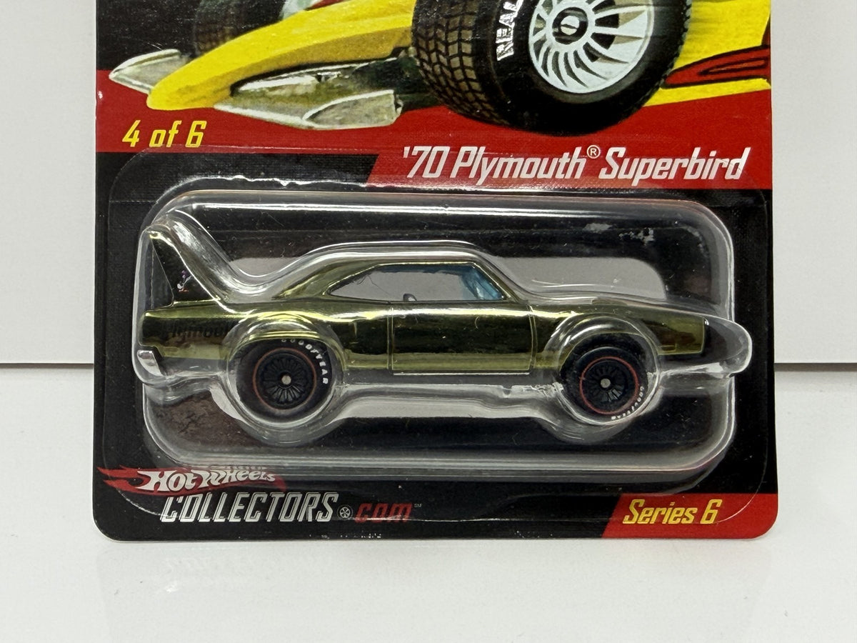 Hot Wheels Real Riders Series 6 1970 Plymouth Superbird 1:64 Diecast Green