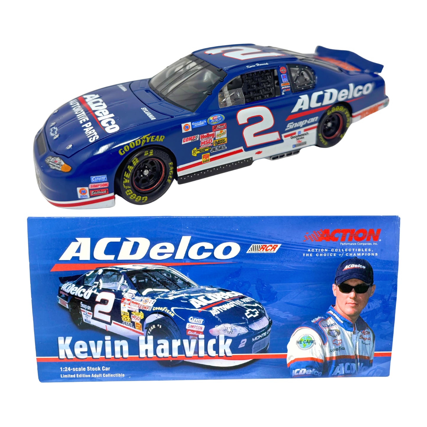 Action NASCAR Kevin Harvick #2 ACDelco 2001 Monte Carlo 1:24 Diecast