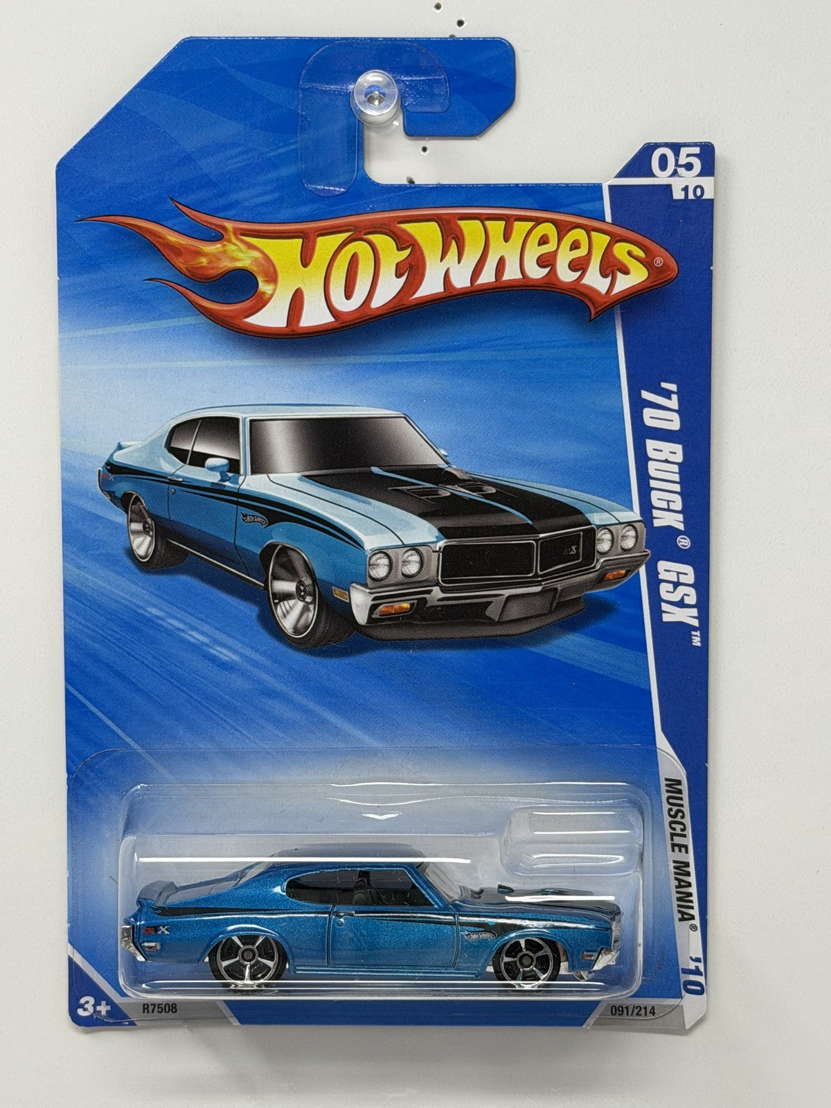 Hot Wheels Muscle Mania 1970 Buick GSX 1:64 Diecast Blue V1