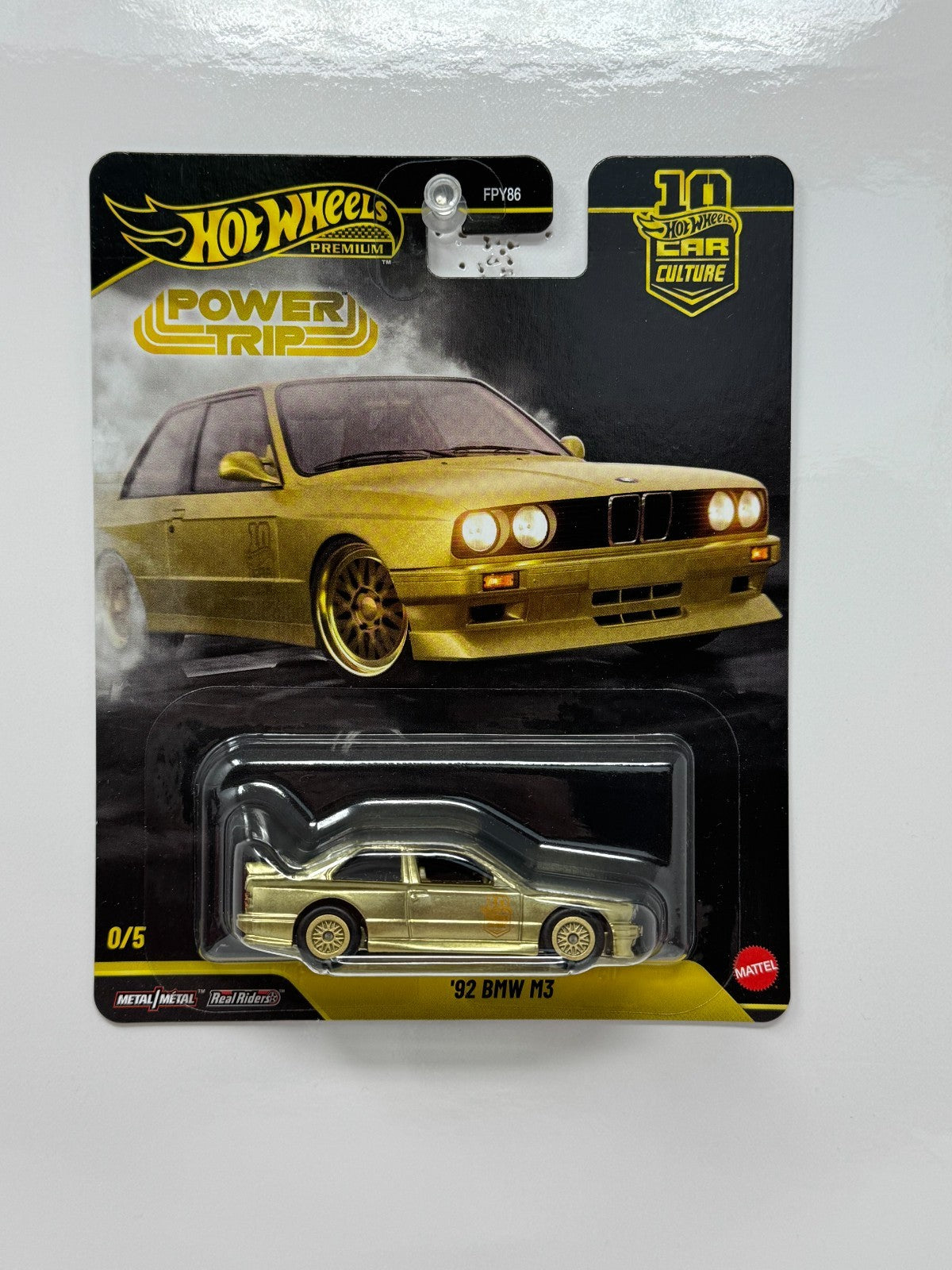 Hot Wheels Premium Power Trip 1992 BMW M3 CHASE 051:64 Diecast