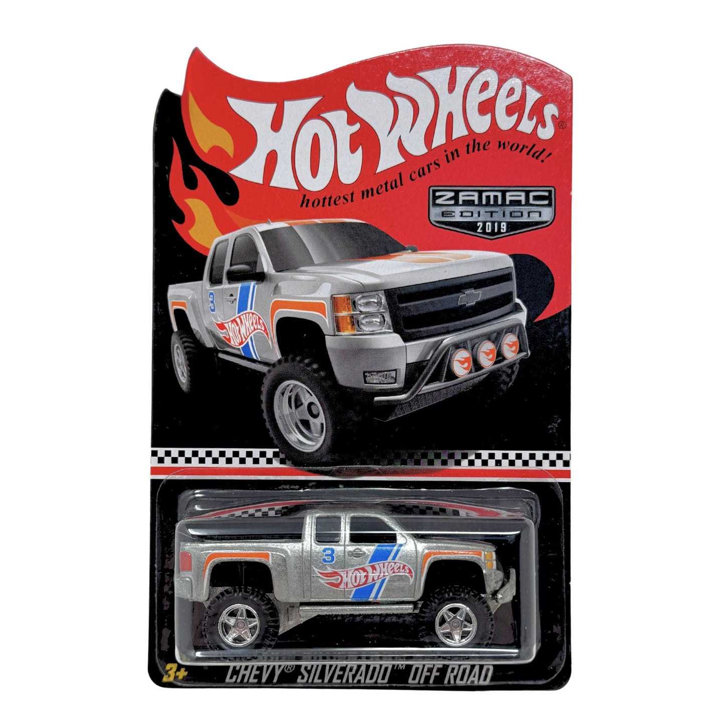 Hot Wheels Collectors Chevy Silverado Off Road ZAMAC Mail-In 1:64 Diecast
