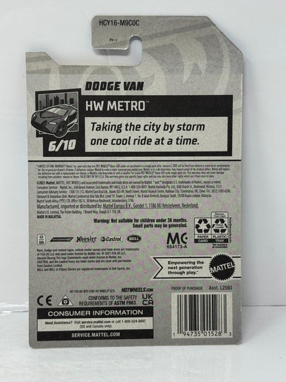 Hot Wheels Super Treasure Hunt Dodge Van HW Metro 1:64 Diecast