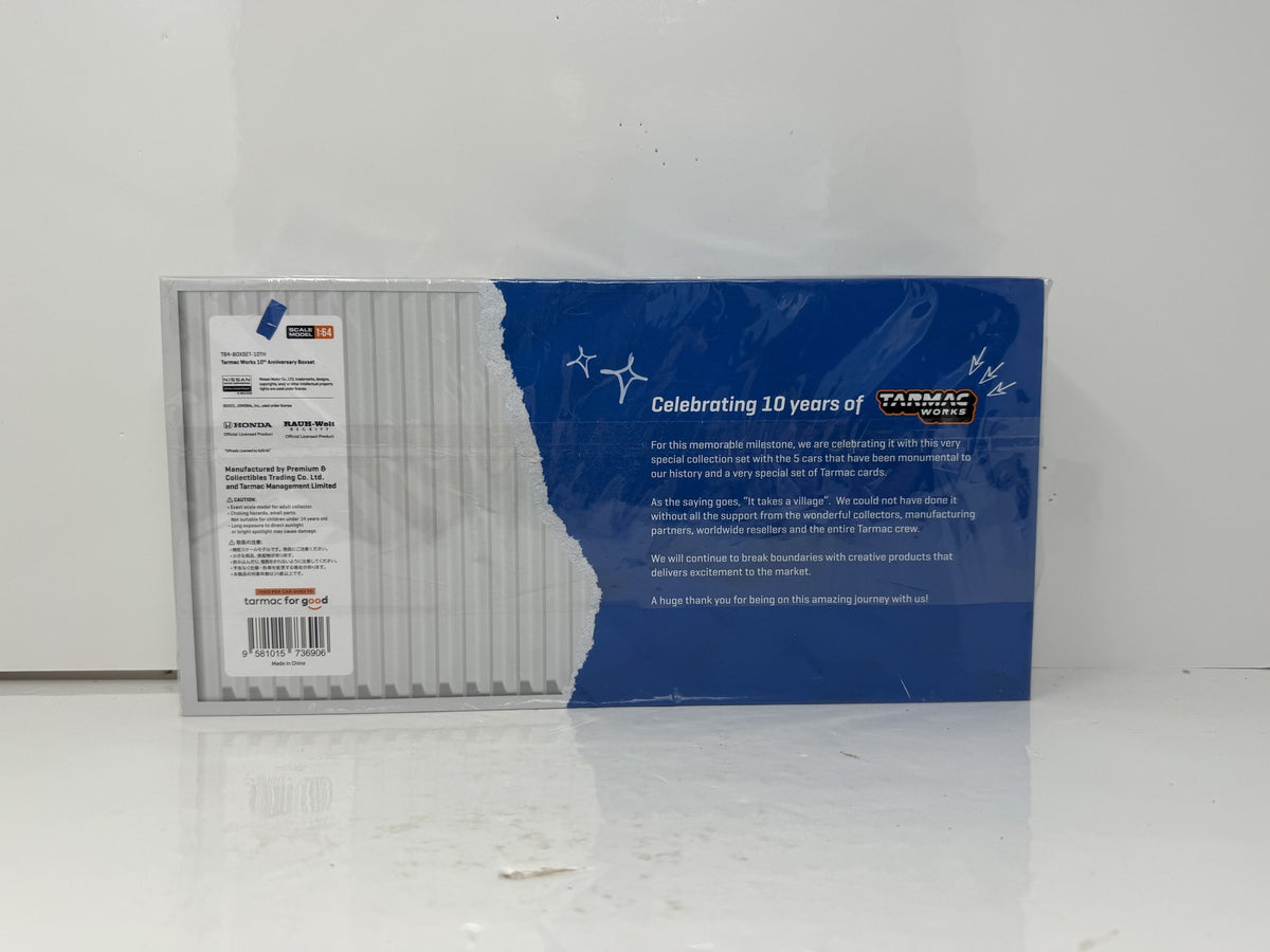 Tarmac Works 10th Anniversary Shipping Container 5-Car Boxset 1:64 Diecast