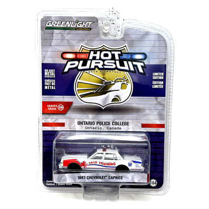 GreenLight Hot Pursuit Ontario Police College 1987 Chevy Caprice 1:64 Diecast