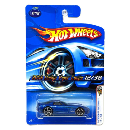 Hot Wheels 2006 First Editions 2006 Dodge Viper Coupe Blue 1:64 Diecast