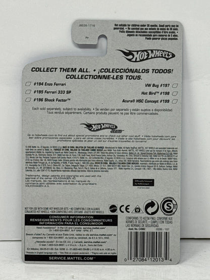 Hot Wheels Volkswagen Bug 1:64 Diecast FTE Card