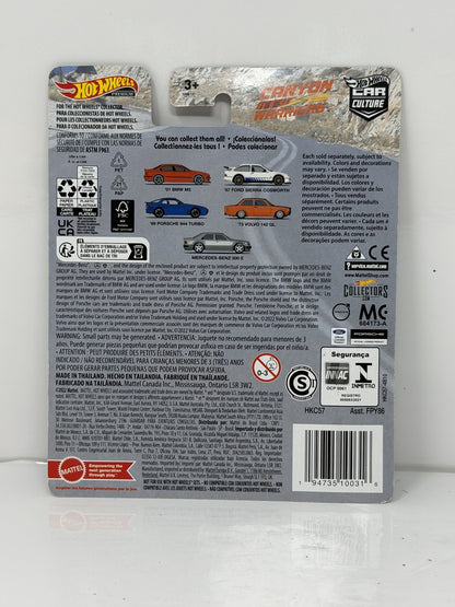 Hot Wheels Premium Canyon Warriors Mercedes-Benz 500 E CHASE 0/5 1:64 Diecast