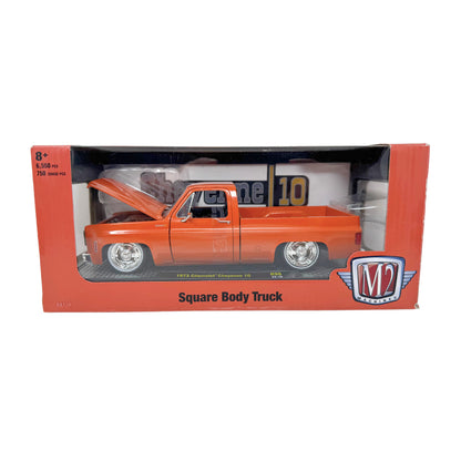 M2 Machines Square Body Truck 1973 Chevrolet Cheyenne 10 1:24 Diecast