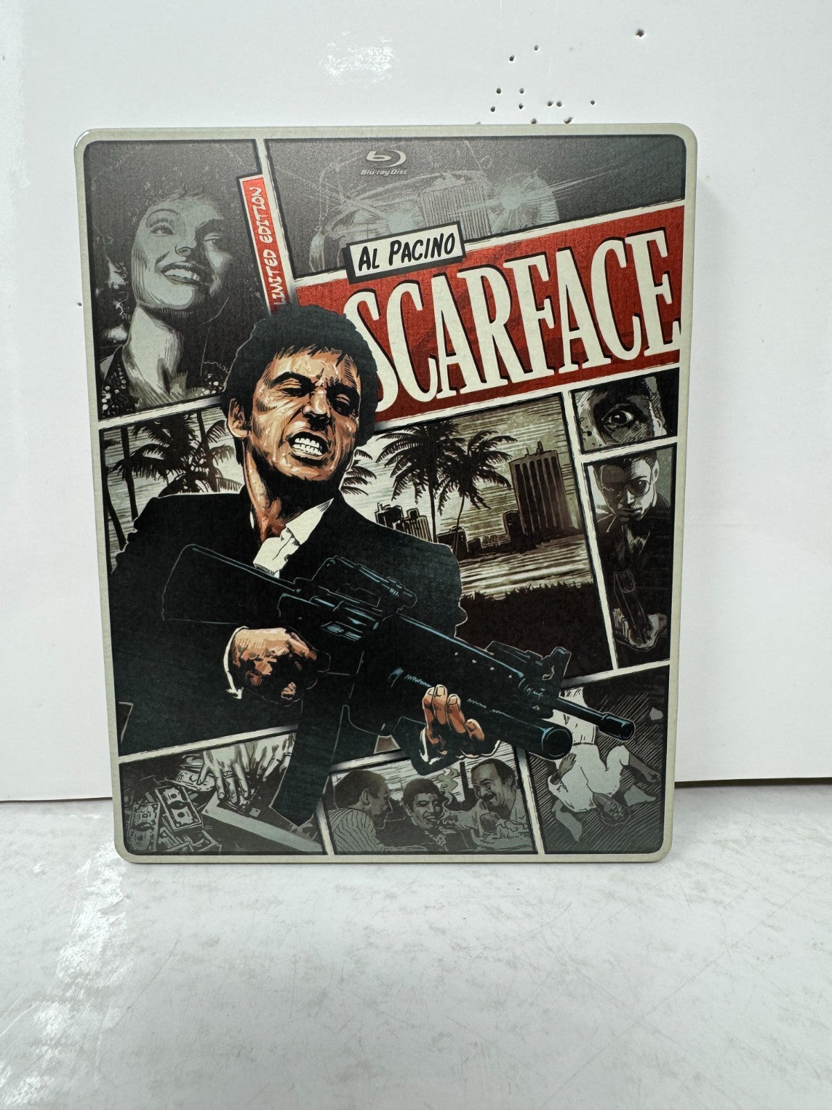 Scarface (Blu-ray) Steelbook Al Pacino Crime Good Condition!!!