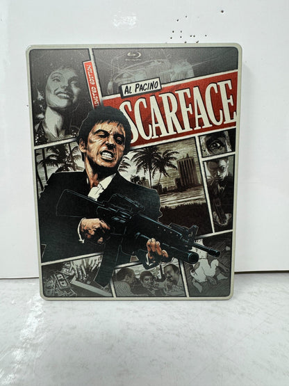 Scarface (Blu-ray) Steelbook Al Pacino Crime Good Condition!!!