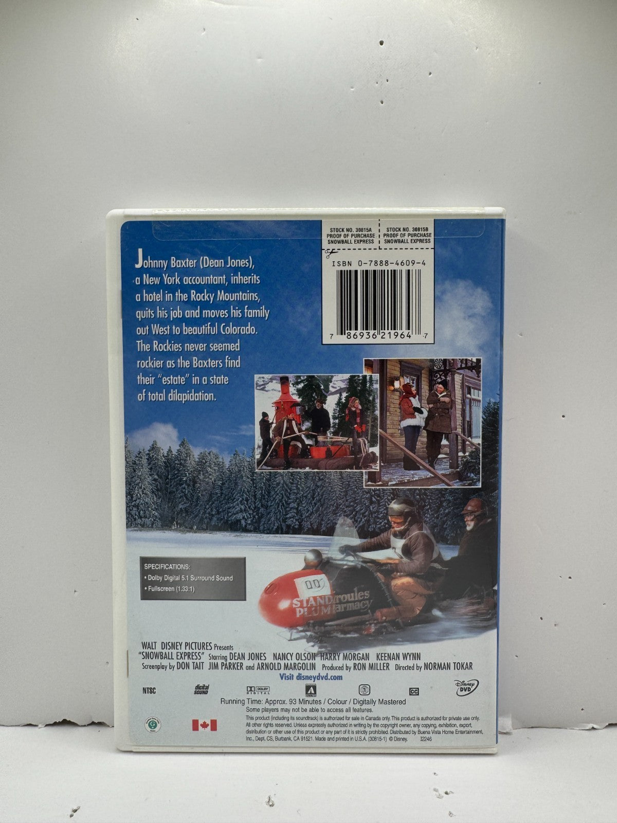 Snowball Express (DVD) Disney Family Comedy