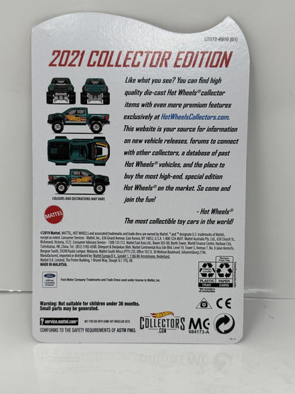 Hot Wheels 2021 Collector Edition 2017 Ford F-150 Raptor 1:64 Diecast
