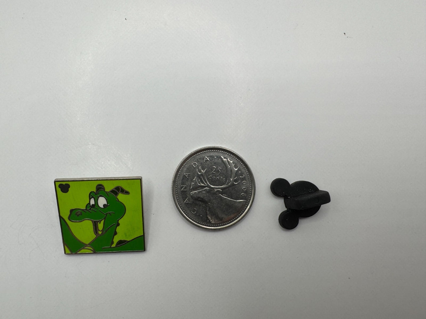 WDW Disney Green Tonal Figment Hidden Mickey Trading Pin DC1S18