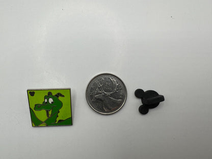 WDW Disney Green Tonal Figment Hidden Mickey Trading Pin DC1S18