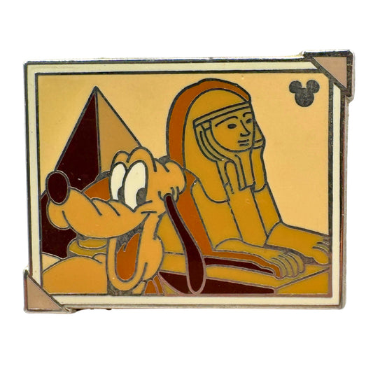 DLR Disney Pluto Pyramids of Giza and Sphynx World Snapshots Hidden Mickey Trading Pin DC1S10