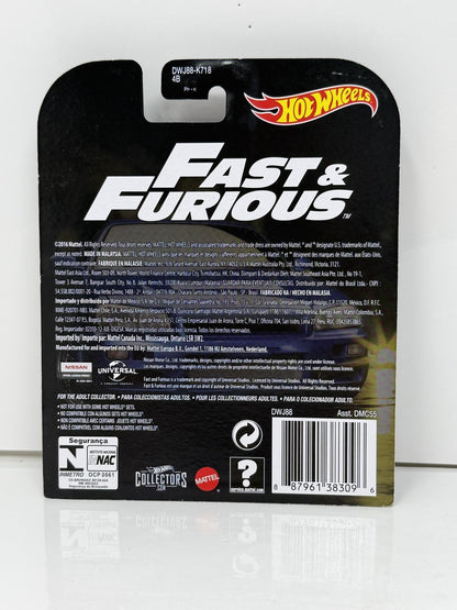 Hot Wheels Retro Entertainment Fast & Furious Nissan Skyline R34 1:64 Diecast