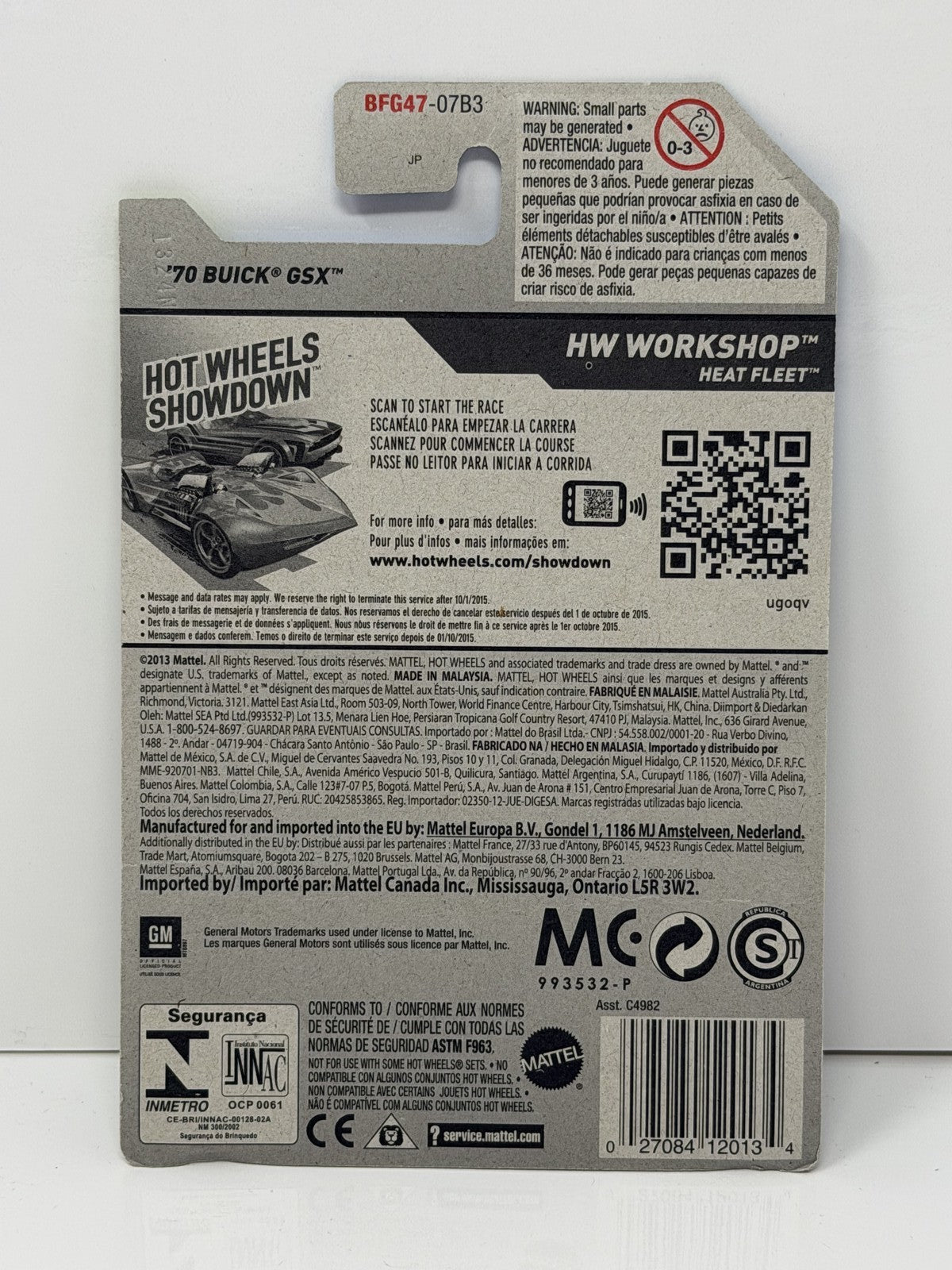 Hot Wheels HW Workshop 1970 Buick GSX 1:64 Diecast Black V1