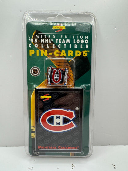 Montreal Canadiens 1995 Score Pin-Cards NHL Team Logo Lapel Pin