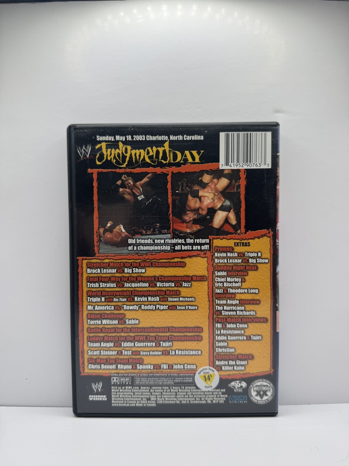 WWE Judgment Day 2003 (DVD) WWE Wrestling
