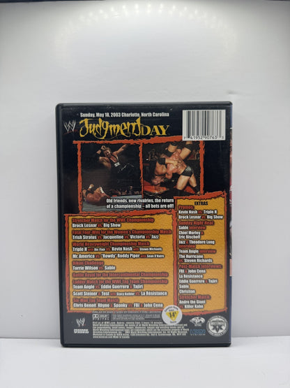 WWE Judgment Day 2003 (DVD) WWE Wrestling