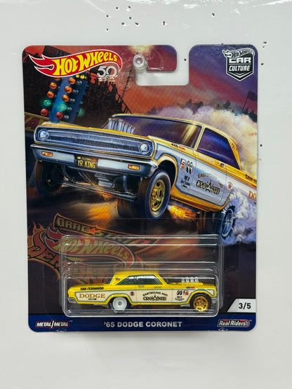 Hot Wheels Premium Drag Strip Demons 1965 Dodge Coronet 1:64 Diecast