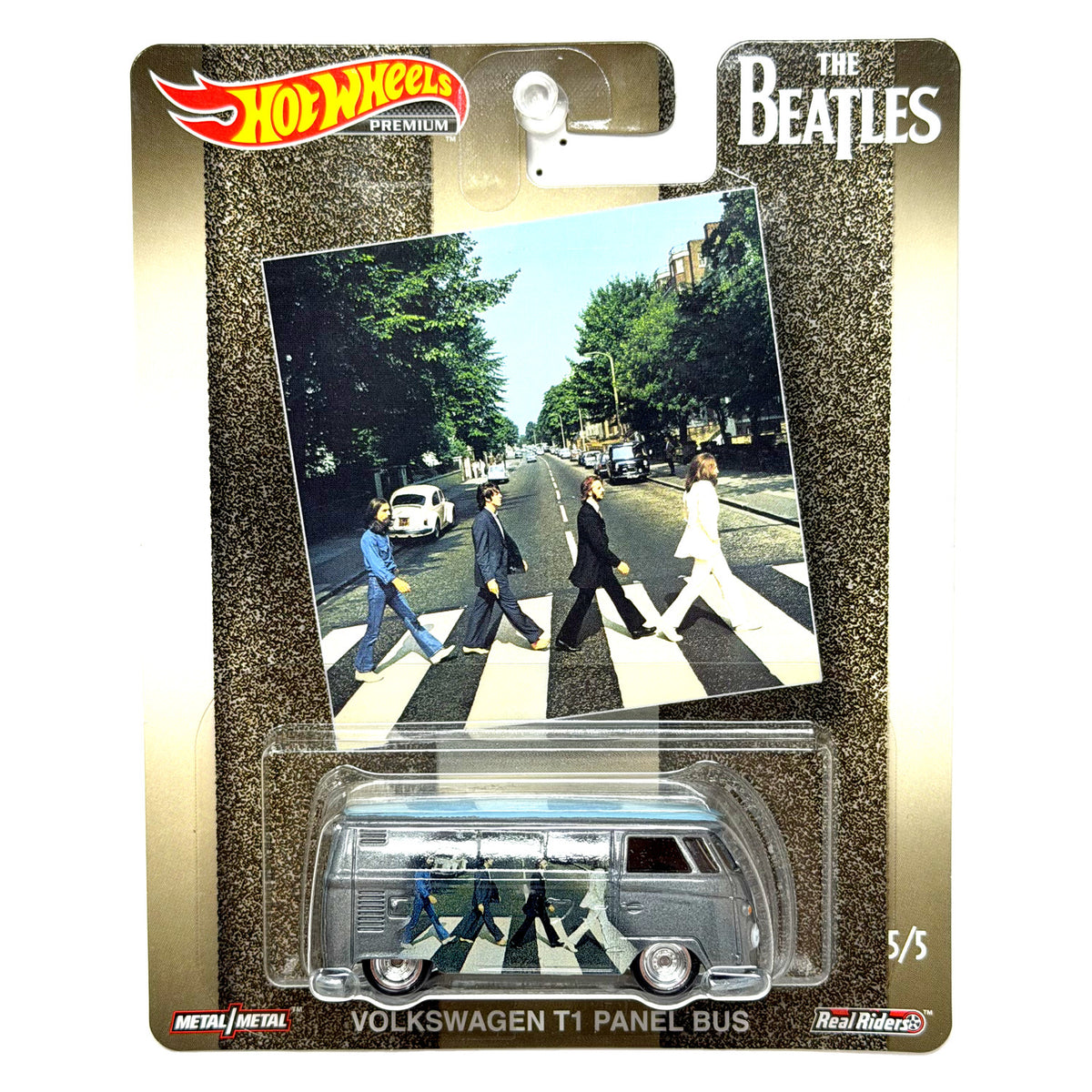 Hot Wheels Premium Beatles Abbey Road Volkswagen T1 Panel Bus 1:64 Diecast