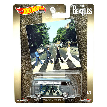 Hot Wheels Premium Beatles Abbey Road Volkswagen T1 Panel Bus 1:64 Diecast