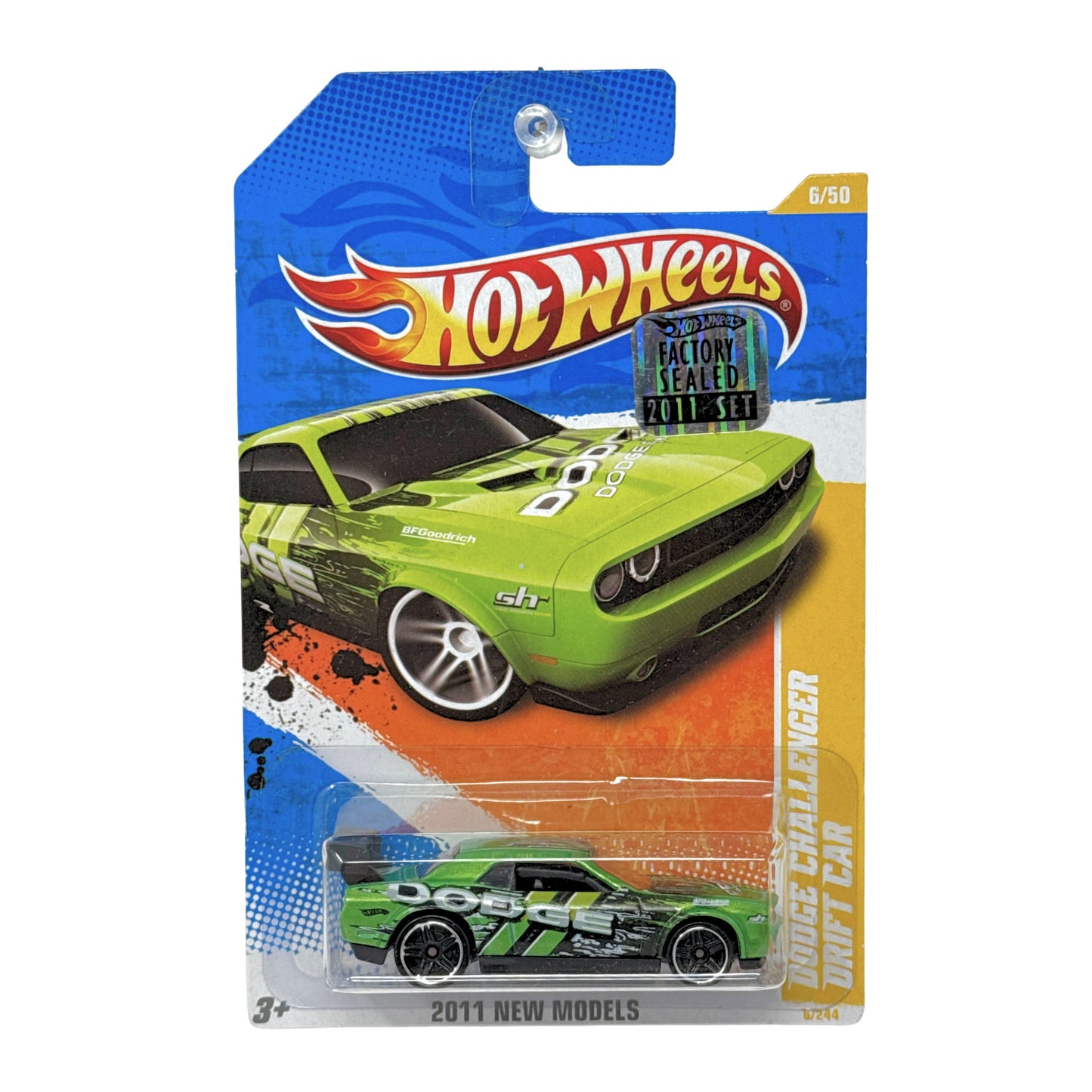Hot Wheels 2011 New Models Dodge Challenger Drift Car 164 Diecast Factory Sealed