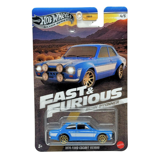 Hot Wheels Silver Series Fast & Furious 1970 Ford Escort RS1600 1:64 Diecast