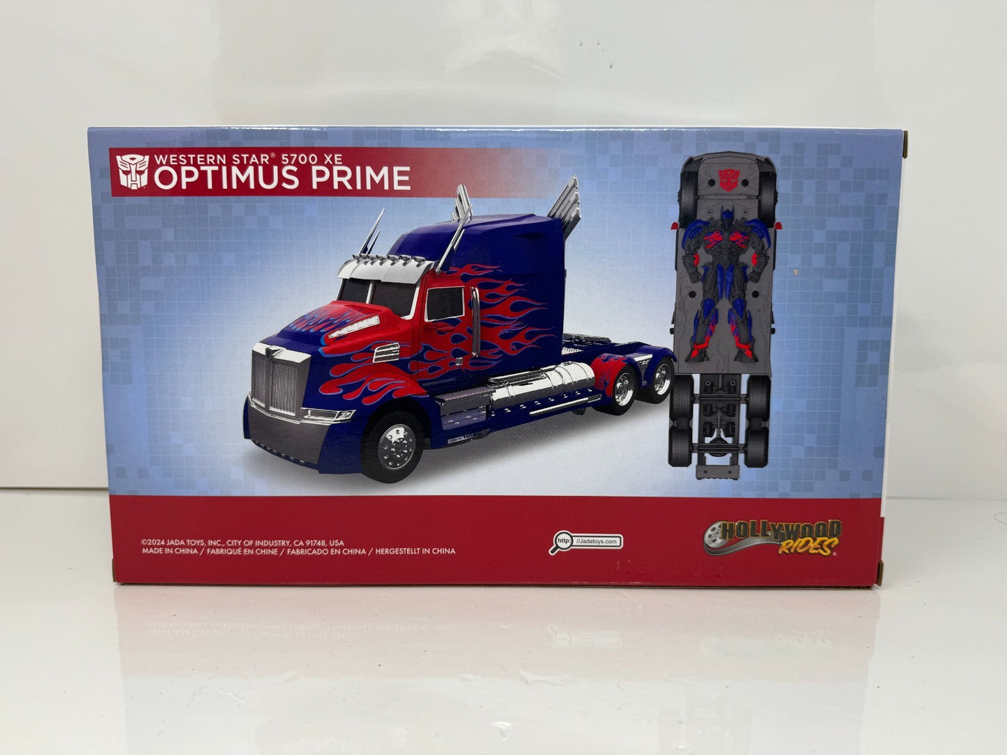Jada Transformers The Last Knight Western Star 5700 Optimus Prime 1:24 Diecast