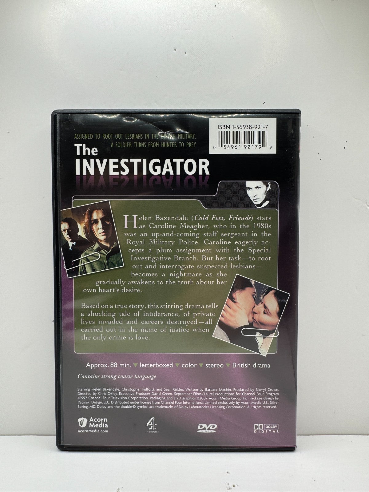 The Investigator (DVD) Helen Baxendale Mystery