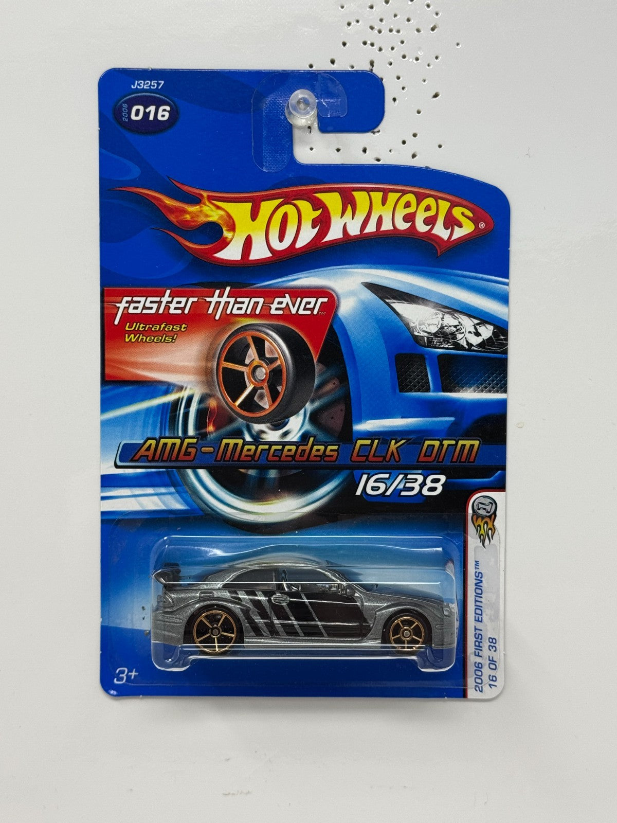 Hot Wheels Faster Than Ever 2006 AMG Mercedes CLK DTM 1:64 Diecast Gray