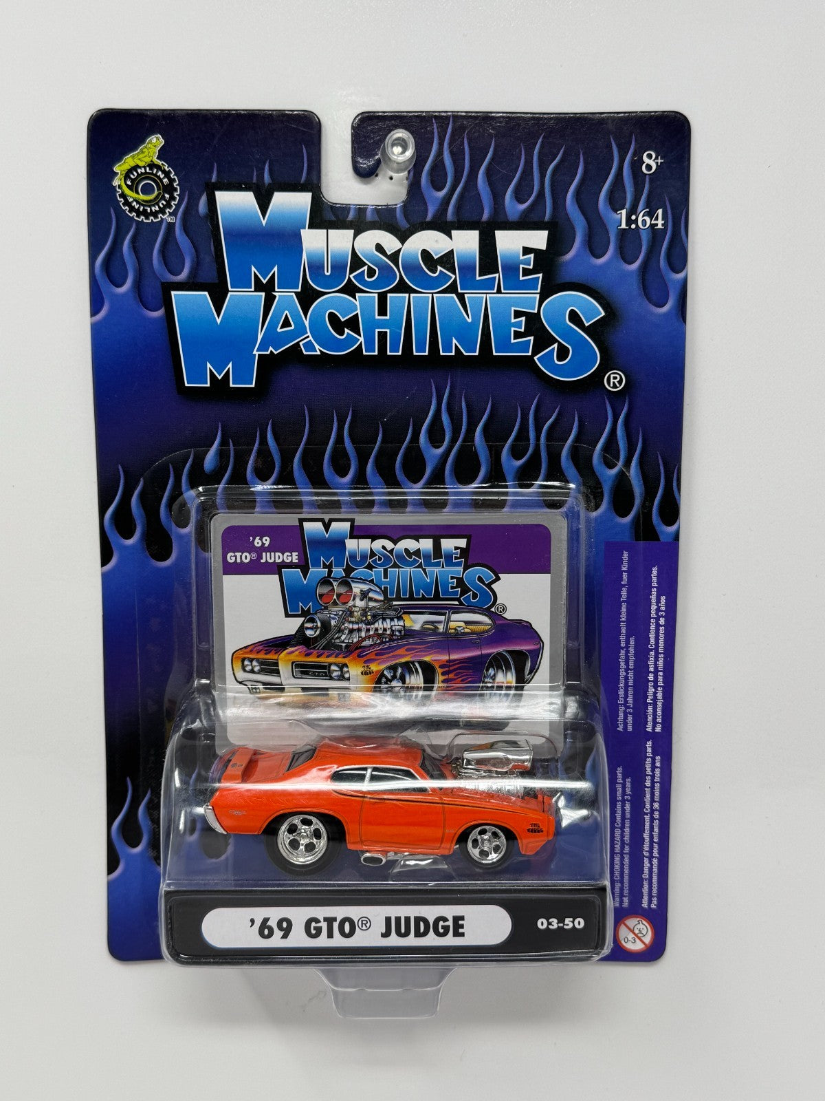 Muscle Machines 1969 GTO Judge 1:64 Diecast