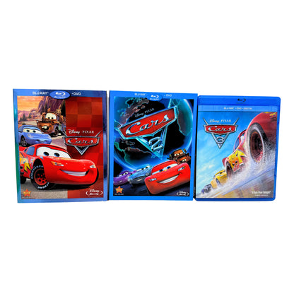 Cars (Blu-ray) Disney Pixar Cars 1-3 Complete Movie Collection Set