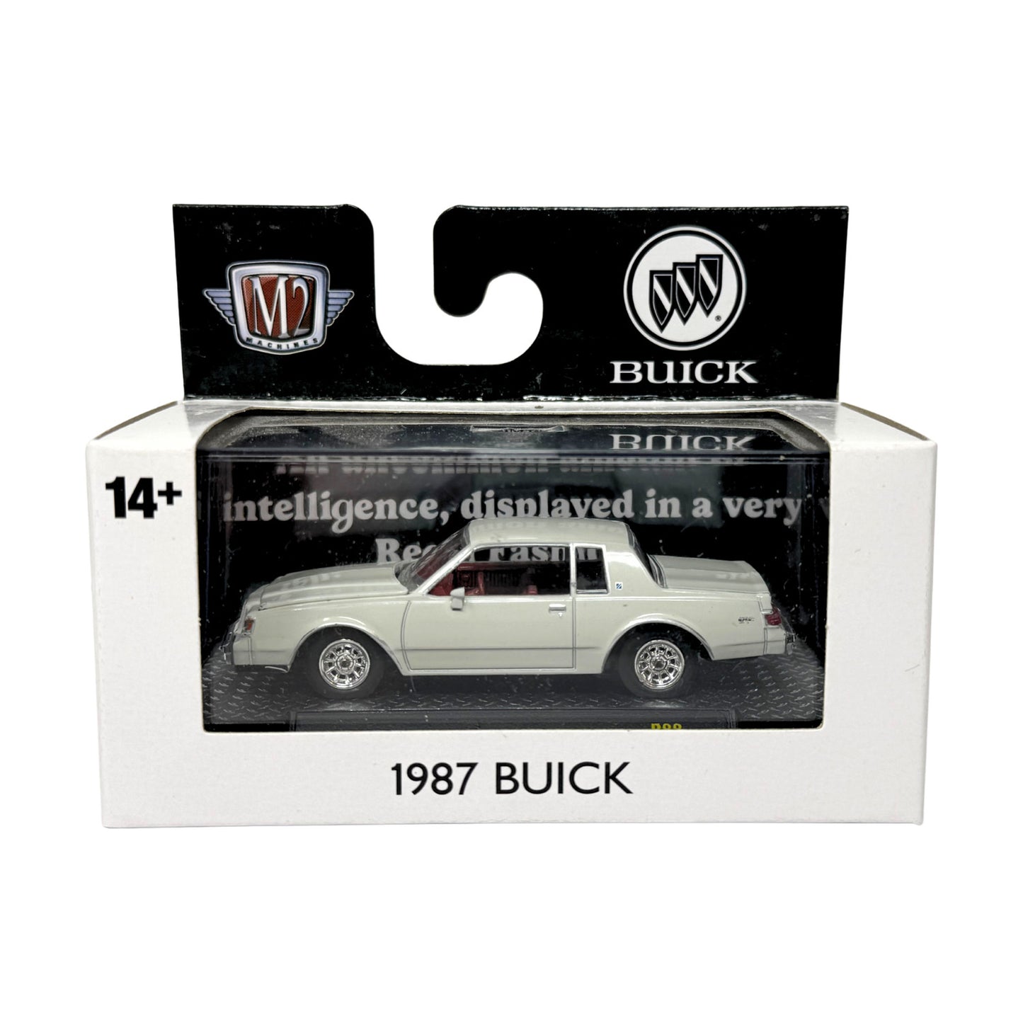 M2 Machines Buick 1987 Buick Regal Limited 1:64 Diecast White