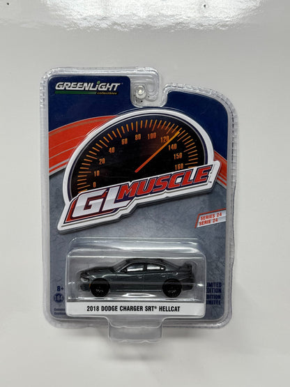 Greenlight GL Muscle 2018 Dodge Charger SRT Hellcat 1:64 Diecast