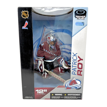 McFarlane NHL Patrick Roy Colorado Avalanche 12" inch Figure Maroon Third Jersey