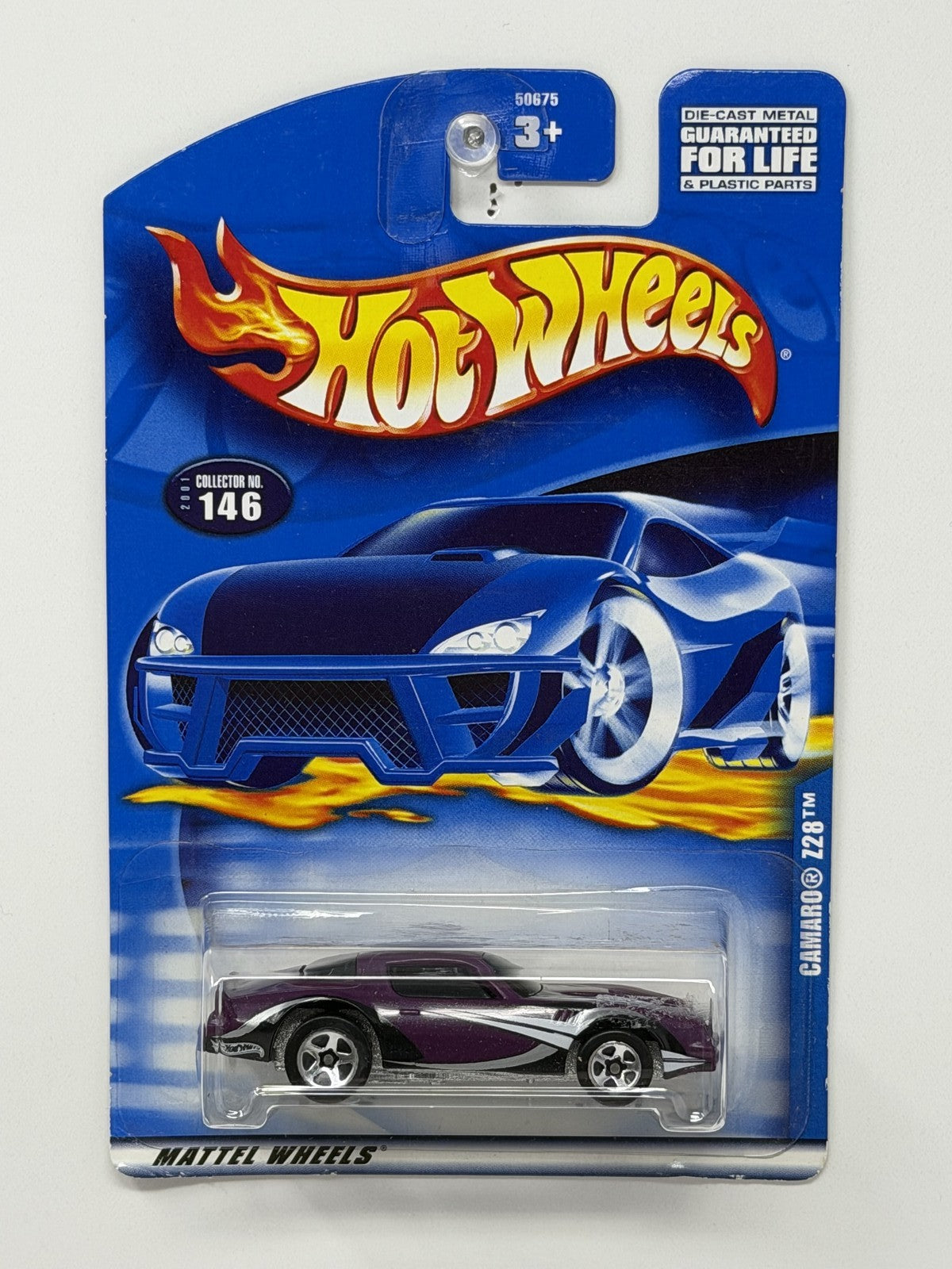 Hot Wheels Chevrolet Camaro Z28 1:64 Diecast Purple USA Card