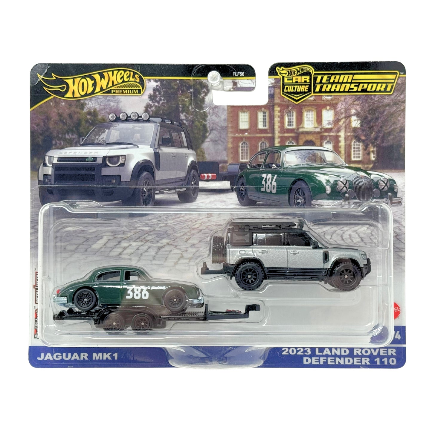 Hot Wheels Premium Team Transport #74 Jaguar & Land Rover Defender 1:64 Diecast